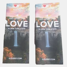 TWO (2) NEW YORK STATE ROAD MAPS