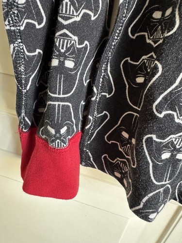 Hanna Andersson Pajama Long Sleeve Top Star Wars Darth Vader Unisex Small Black - Picture 4 of 8
