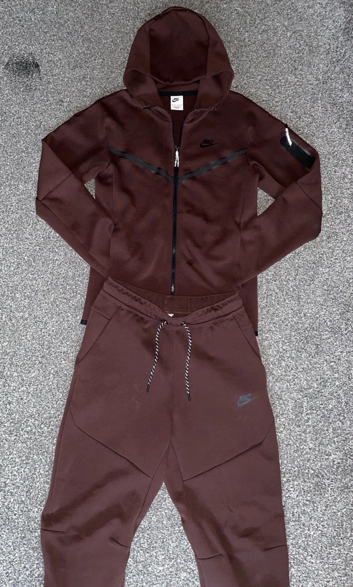 Brown Nike Tech Fleece Tracksuit OG Season Size XS And S For