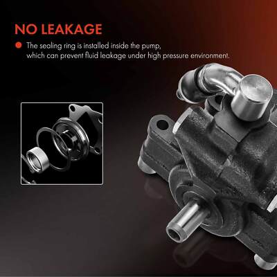 A-Premium Power Steering Pump, With 6-Groove Pulley, Compatible With Ford F-150 2009-2010 4.6L 5.4L, Expedition 2010 & Lincoln Navigator 2010, Pumps - Canada - View #2