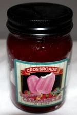 NEW CROSSROADS RASPBERRY CREAMSICLE PREMIUM JAR CANDLE 12 OZ