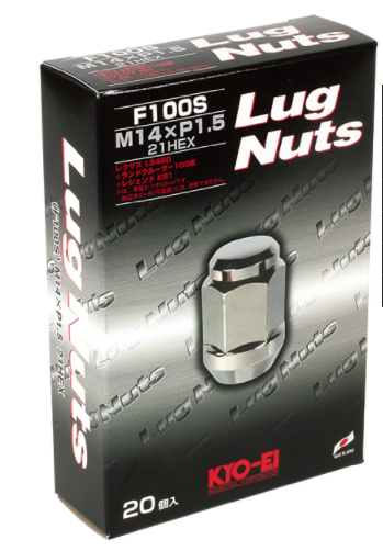 KYO-EI WHEEL LUG NUTS M14xP1.5 20pcs./box CHROME from JAPAN