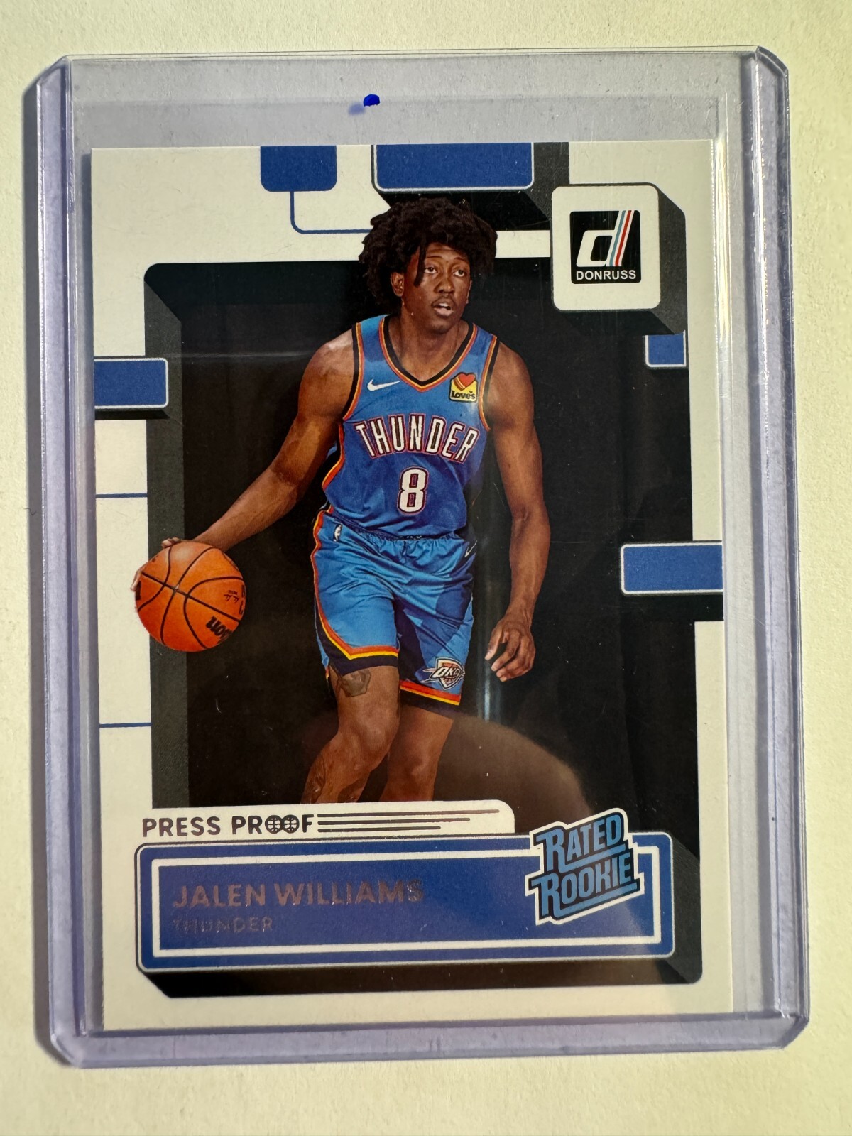 K167,536 - 2022-23 Donruss Press Proof Silver #212 Jalen Williams RR