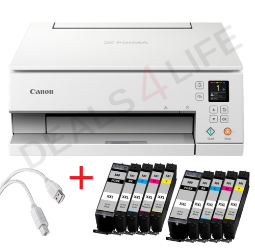 Canon PIXMA TS6350a/TS6351a Multifunktionsdrucker mit 5 kompatiblen XXL-Tinten - Bild 4 von 7