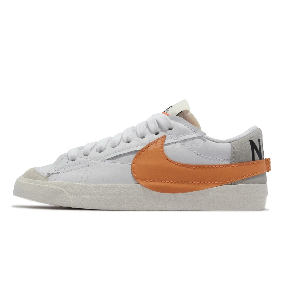 Nike Blazer Low 77 Jumbo White Orange Grey Men Casual Lifestyle