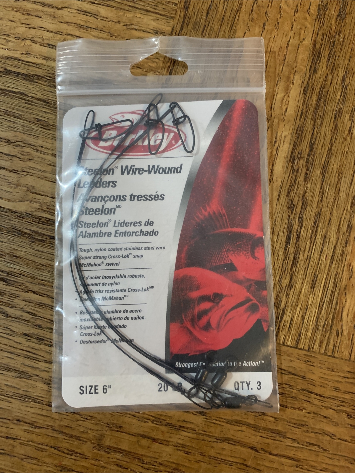 Bas De Ligne Berkley MC Mahon Steelon Wire-Wound 30 Cm 20 LB Black Cu00e2ble 669712