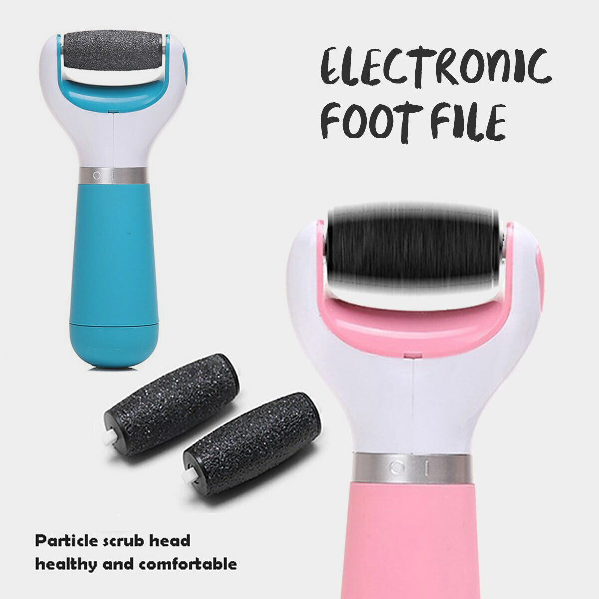 USB Velvet Smooth Pedi Diamond crystals Electric Foot File Hard Skin