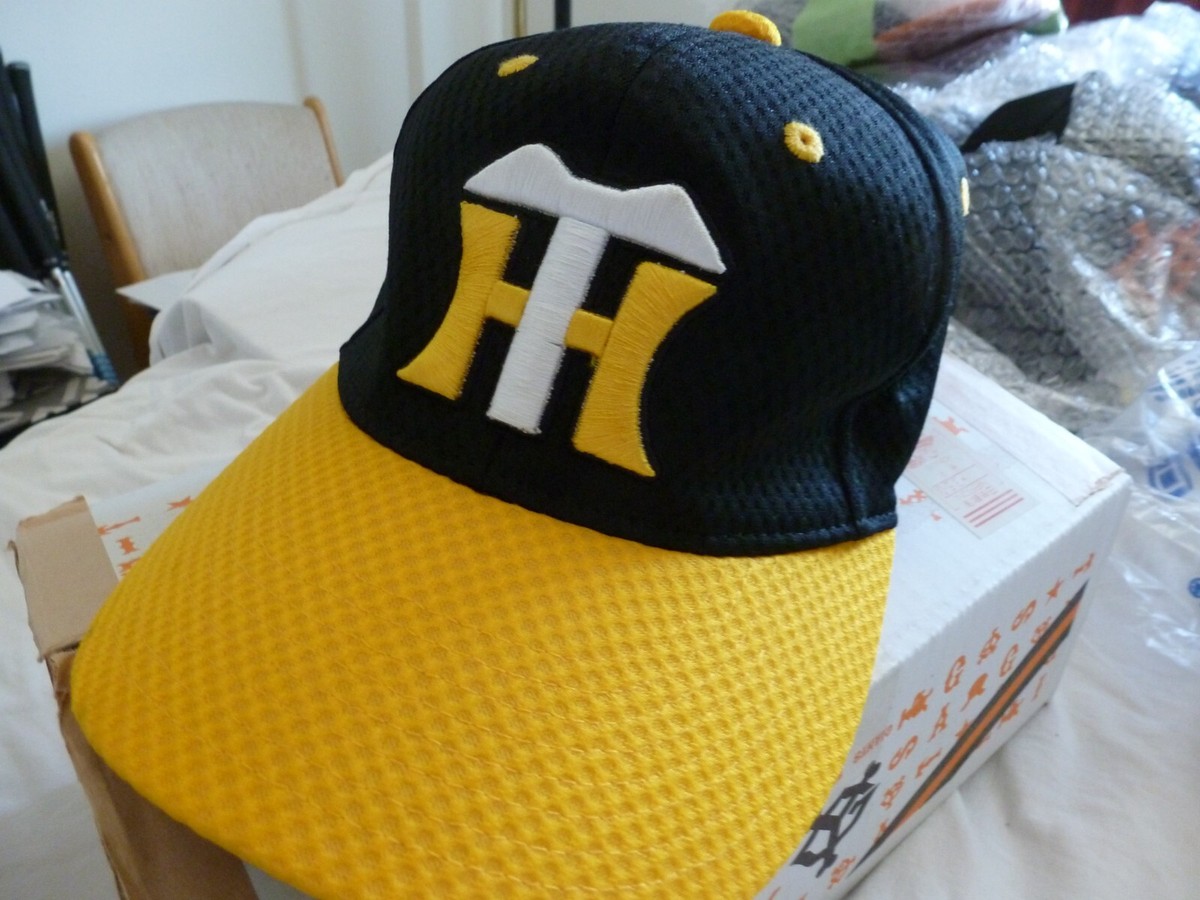 NEW MIZUNO Japan OSAKA HANSHIN TIGERS Baseball FIT Cap Hat Black