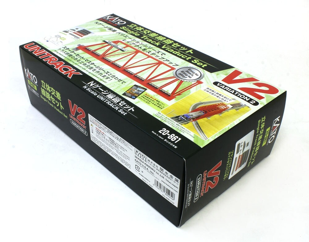 KATO 立体交差橋セット V2　20-861 Amazon.com: KATO 20-861 N Gauge 3D Crossing Track Set V2