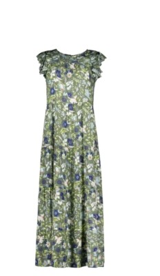 BAUKJEN PEGGY DRESS WITH LENZING ECOVERO KHAKI FOLK FLORAL SIZE 12 NEW WITH  TAGS | eBay UK