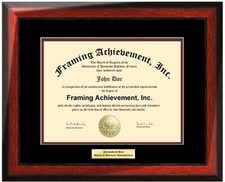 College Diploma Frame Engraved University Degree Graduation Gift Certificate