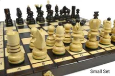 The Wholesale Chess Ostrava European Chess Set - Small