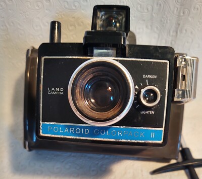 Polaroid Colorpack II – Appareil Photo Instantané Années 70 – Avec Sacoche Cuir