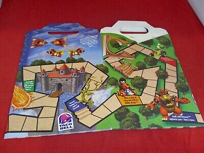 Nintendo 64 Super Mario Donkey Kong Fox McCloud Taco Bell Kids Meal box  (1997)