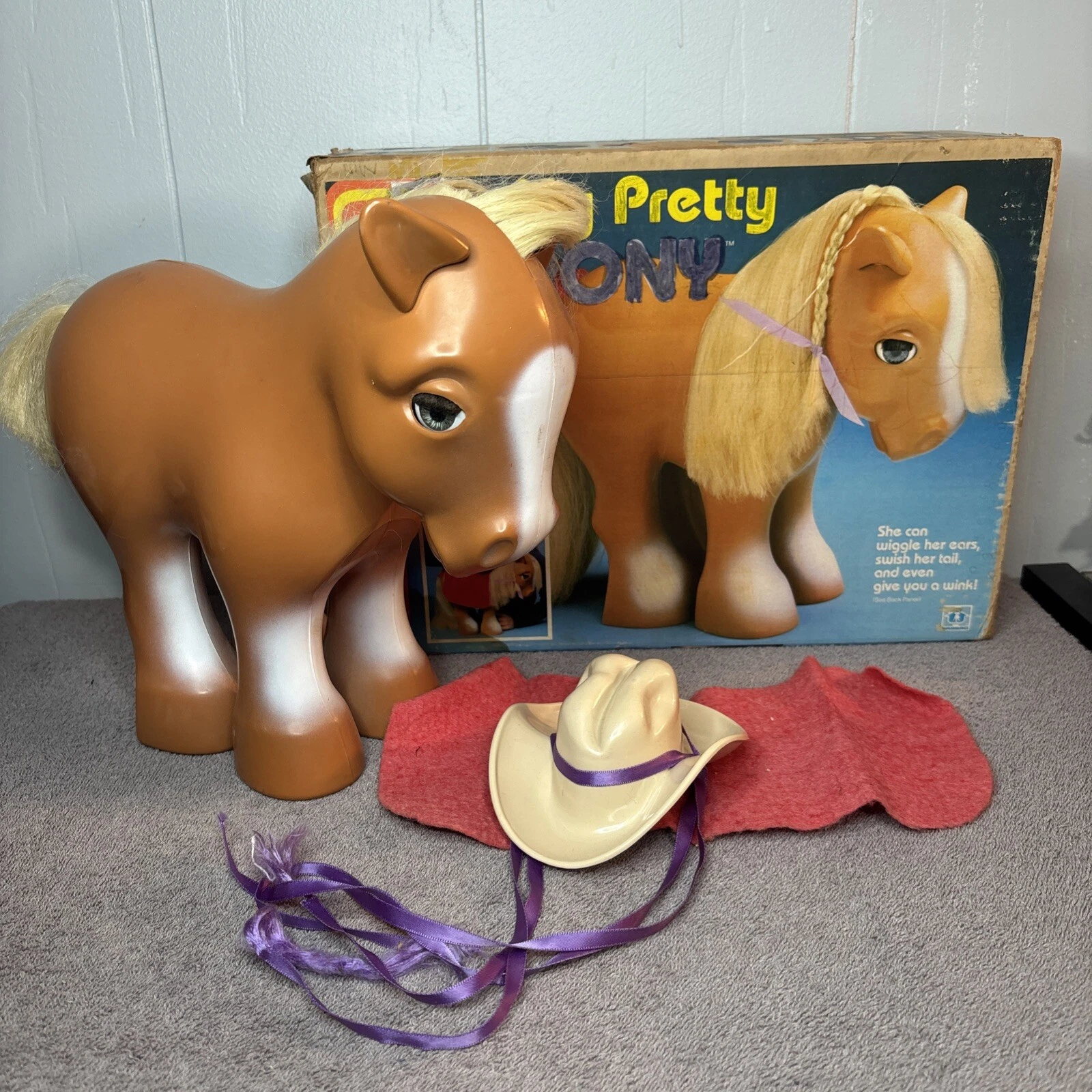 ヴィンテージ マイプリティ ポニーホース 箱付き マイリトルポニー ハスブロ 1981年 - 画像1/13