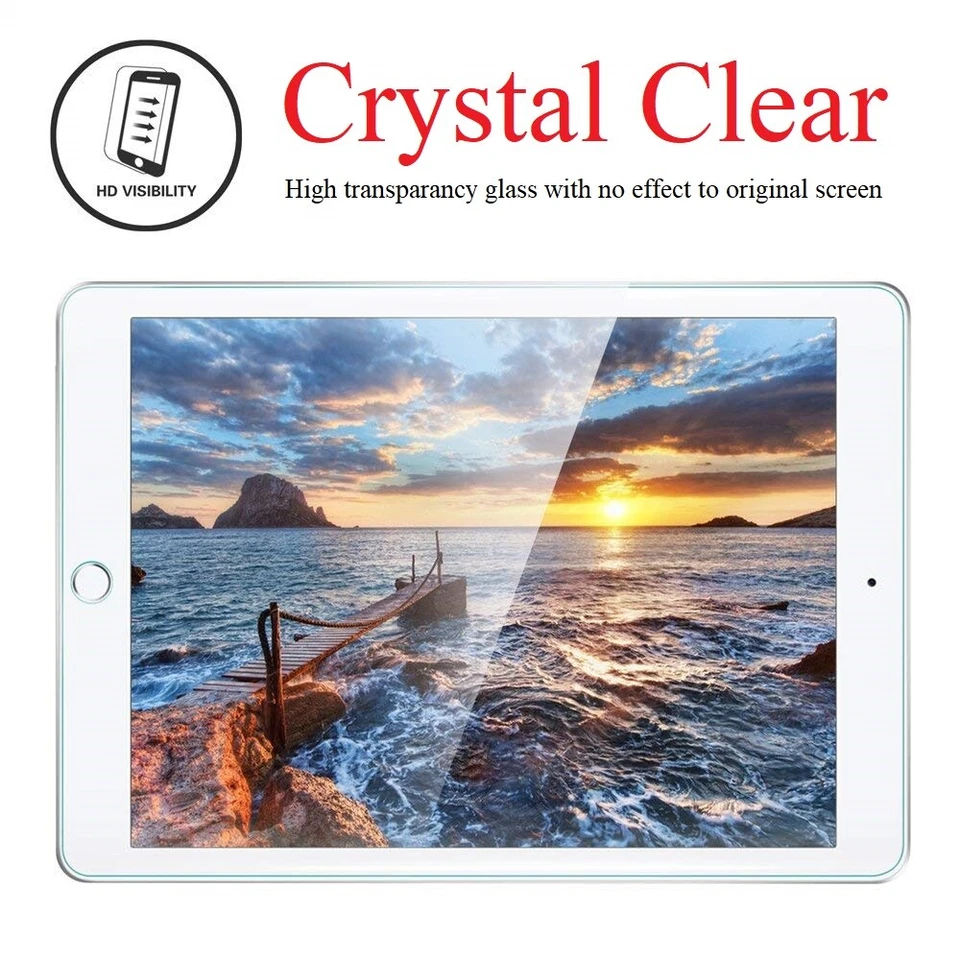 Tempered Glass Screen Protector for iPad Mini 5 6 Air 9.7 10.2 10.5 Pro 12.9 13 - Image 3 of 4