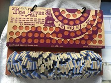 Punchboard pulltab Salesman Sample VERY UNIQUE Punch Board Header Card Union