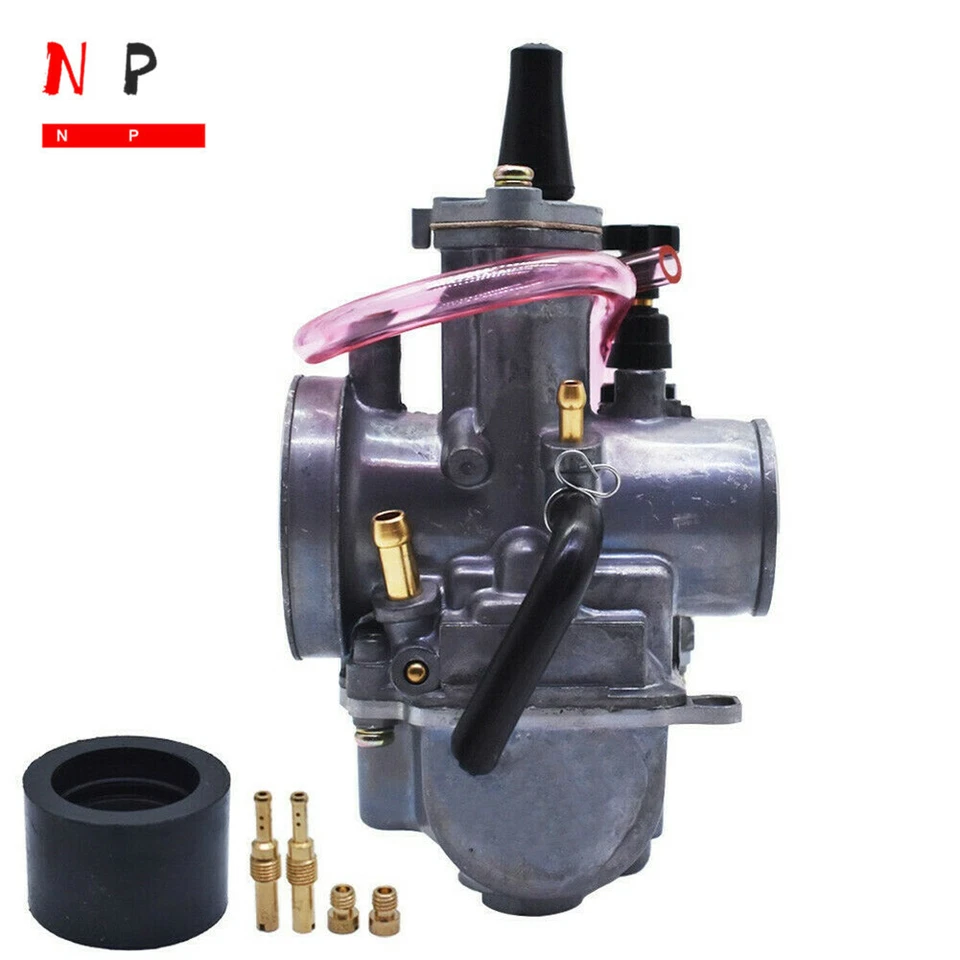 Carburador + filtro de aire para Yamaha YZ80 YZ85 YZ100 YZ125 YZ175 DT100 DT125 PWK32 Foto 4 de 4