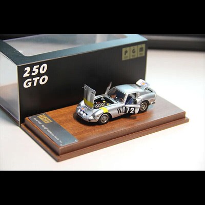 PGM 1:64 Scale Diecast Car Model Ferrari 250 GTO 172# Racing Car