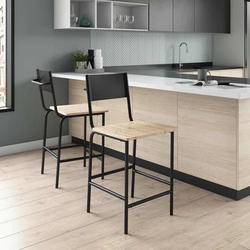 Boulevard Cafe Counter Stool Black 3A - Image 4 of 4