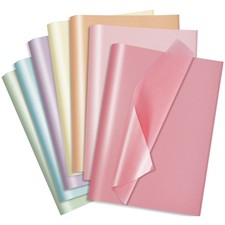 woric 110 Sheets Tissue Paper Bulk for Gift Bags Metallic Colors Pastel Tissu...