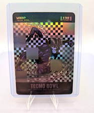 ITH Bo Jackson Battle Arena Tecmo Bowl Warp Steel Holo Card BP611