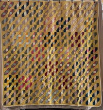 Vintage Quilt - Hand Quilted 76" X 77"