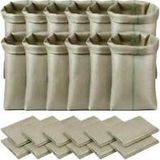 12-Pack Potato Sack Race Bags     40x24" Burlap Bags for Kids  Adults