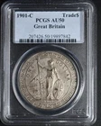 1901-C Great Britain Trade $ PCGS AU50