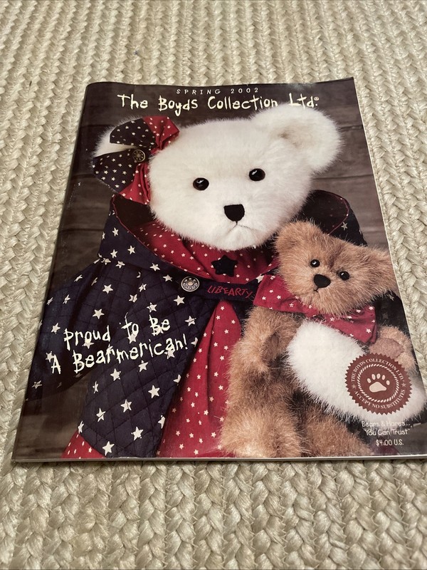 Boyds Bears Plush Catalog from Spring 2002