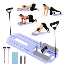 Pilates Board, 2025 Pilates Reformer Set, 5 in 1 Multifunctional Abdominal Board