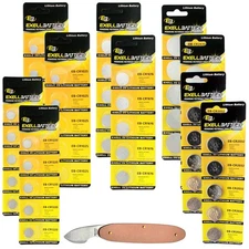 51pc Essential Batteries Kit 1025 1220 1616 2032 2430 & Watch Opener