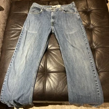 VTG Levi's SilverTab True Boot Jeans Mens 34x36 (34x35.5) Y2K 2005