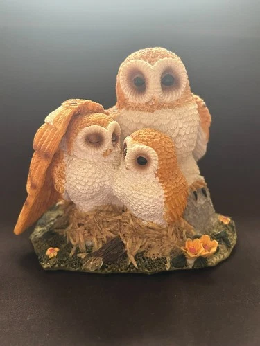 Cute Owl Family Ornament/Figurine