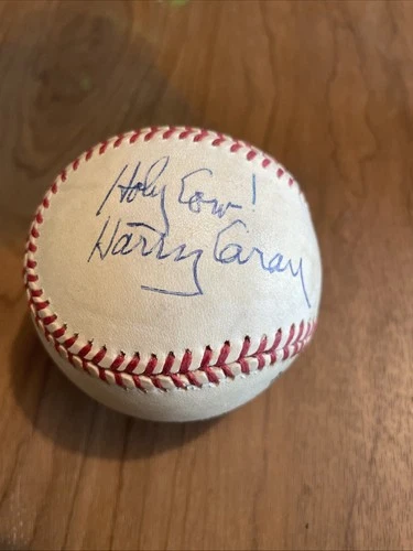 New ListingHarry Carey Autographed Baseball