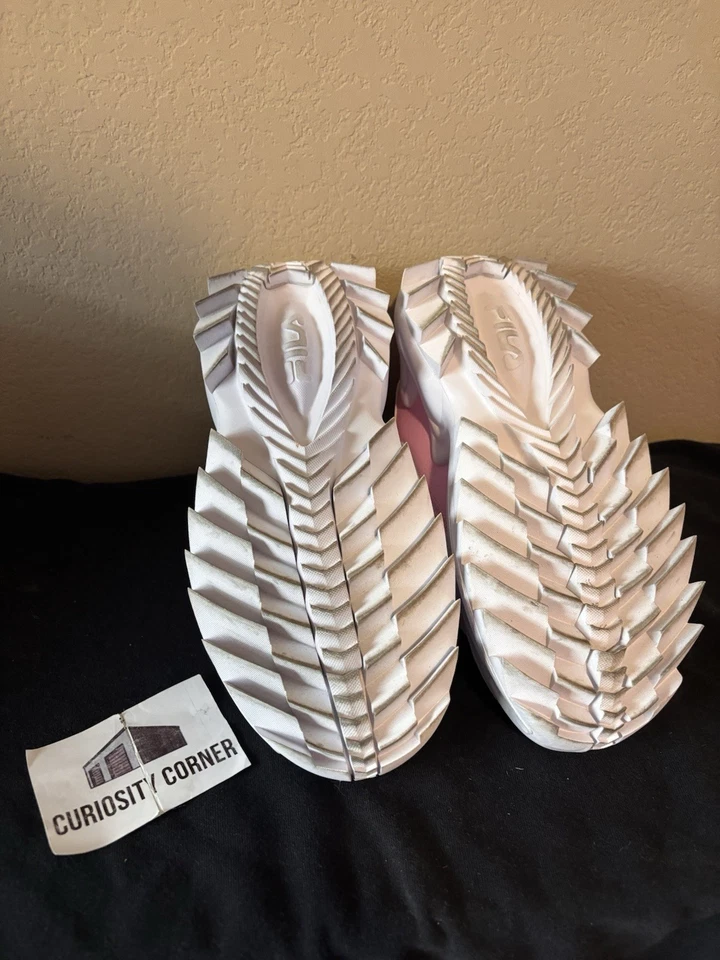 Zapatillas para mujer Fila Twister blancas/rosa claro/gris glaciar talla 8,5 Foto 4 de 4