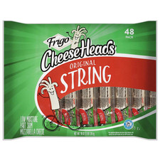 Frigo Cheese Heads String Cheese 1 Oz. Pkg .48 Ct Great Price Fast Shipping