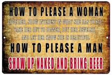 Funny Sarcastic Metal Tin Sign Wall Decor Man Cave Bar Sorry Men Beer Sign