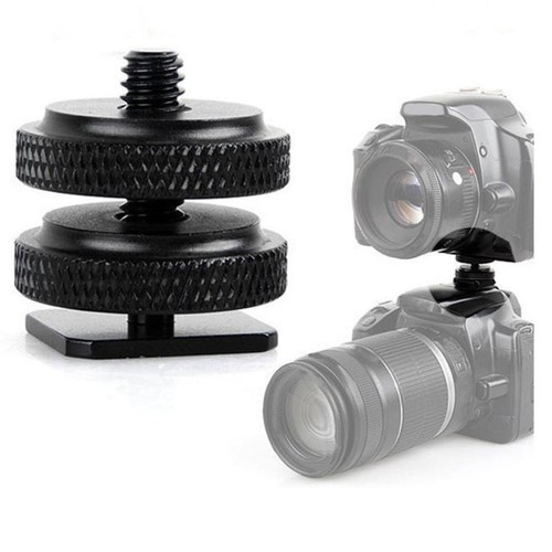 Accessory Stacking Camera Mount Compatible With DSLRs LED Light Adapter - Photo 3/9