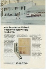 Alcoa Building Products Can Help Your House Crunch Energy Use 1975 Vintage Ad