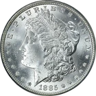 1885-P Morgan Silver Dollar OGH PCGS MS64 Superb Eye Appeal Strong Strike