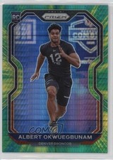 2020 Panini Prizm Rookie Hyper Prizm 181/175 Albert Okwuegbunam #316 13c1