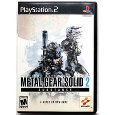 Metal Gear Solid 2 Substance - Sony Playstation 2 PS2 Pristine Tested