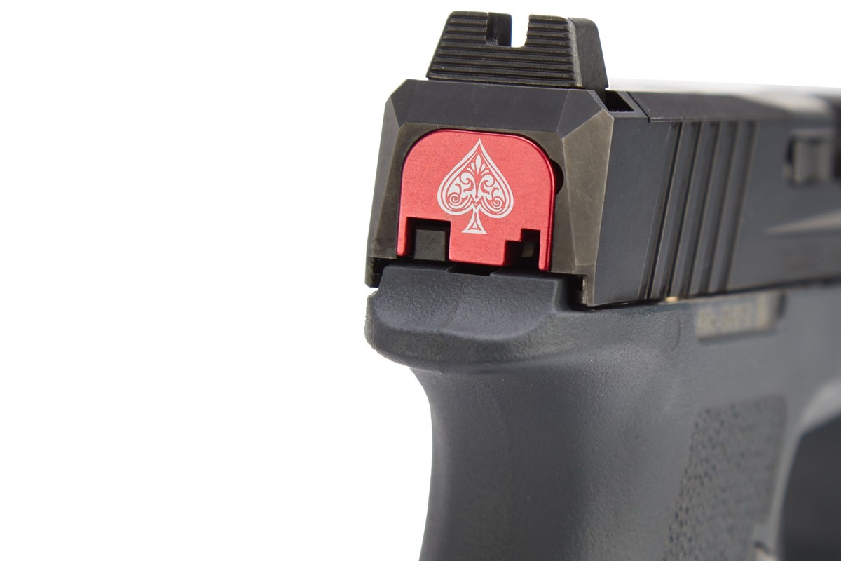 NDZ Ruger RXM Slide Cover Back Plate Aluminum Engraved USA Made
