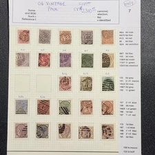 Great Britain Vintage Stamp Collection - Starting at 4% - CV $2,310 - Lot #10484