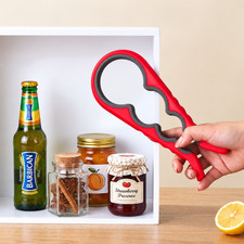 4-in-1 Jar Opener Easy Grip Bottle Cap Lid Opener Non Slip Kitchen Tool
