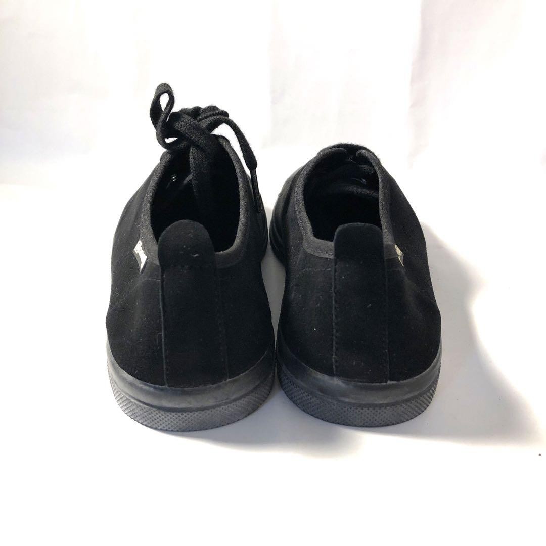 Chanel Sneakers Shoes Black X Gray Suede With Logo Size 35 US About5 For Women thumbnail 7