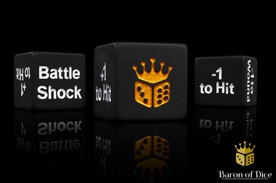 Baron of Dice Battleshock and Counter Dice (10ct)   Würfel D6 für Universal Dice