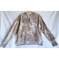 RBX Women's Long Sleeve Beige Ivory Hoodie size Large - never worn