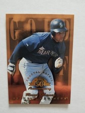 1998 Leaf Fractal Matrix Bronze Gold Leaf Rookie /1600 Raul Ibanez #197